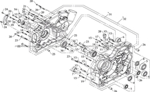 CARTER MOTEUR DROIT pour Masai Toutes les cylindrées Toutes les années S600 CROSSOVER