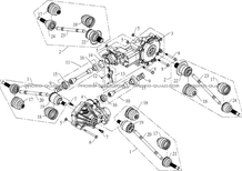 PONT ARRIERE   PONT AVANT pour Toutes les cylindrées Toutes les années S600 CROSSOVER