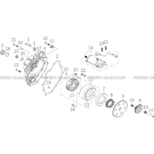 CACHE CARTER DROIT pour Toutes les cylindrées Toutes les années S750i