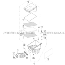ADMISSION D AIR   FILTRE A AIR pour Masai Toutes les cylindrées Toutes les années S750i