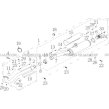 ENSEMBLE ECHAPPEMENT pour Masai Toutes les cylindrées Toutes les années S750i