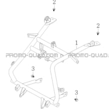 SUPPORT AVANT pour Masai Toutes les cylindrées Toutes les années S750i