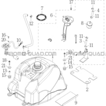 RESERVOIR A CARBURANT pour Masai Toutes les cylindrées Toutes les années S750i