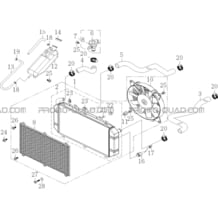 SYSTEME DE REFROIDISSEMENT pour Masai Toutes les cylindrées Toutes les années S750i