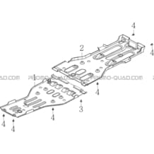 PROTECTIONS SOUS CHASSIS pour Masai Toutes les cylindrées Toutes les années S750i