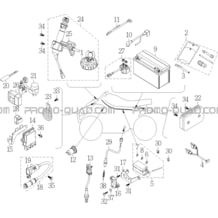 SYSTEME ELECTRIQUE pour Masai Toutes les cylindrées Toutes les années S750i