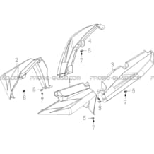 EXTENSIONS AILES (ACCESSOIRES) pour Masai Toutes les cylindrées Toutes les années S750i
