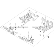 PROTECTIONS TRIANGLES (ACCESSOIRES) pour Masai Toutes les cylindrées Toutes les années S750i
