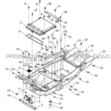 COFFRE pour Toutes les cylindrées Toutes les années S800 CROSSOVER