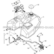 RESERVOIR A CARBURANT pour Masai Toutes les cylindrées Toutes les années S800 CROSSOVER