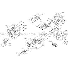 ECLAIRAGE pour Toutes les cylindrées Toutes les années S800 CROSSOVER