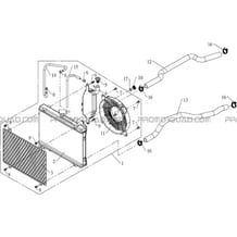 SYSTEME DE REFROIDISSEMENT pour Masai Toutes les cylindrées Toutes les années S800 i
