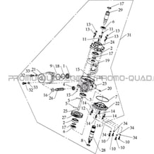 MOTEUR EPS (DIRECTION ASSISTEE) pour Masai Toutes les cylindrées Toutes les années S800i 2.0