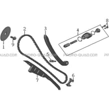 ENSEMBLE DISTRIBUTION pour Masai Toutes les cylindrées Toutes les années S900 CROSSOVER