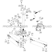 COLONNE DE DIRECTION pour Toutes les cylindrées Toutes les années S900 CROSSOVER