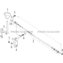 LEVIER ET TRINGLERIE DE VITESSES pour Toutes les cylindrées Toutes les années S900 CROSSOVER