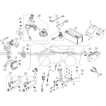 SYSTEME ELECTRIQUE pour Masai Toutes les cylindrées Toutes les années S900 CROSSOVER