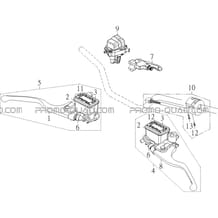 COMMANDES AU GUIDON pour Toutes les cylindrées Toutes les années S900 CROSSOVER