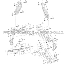 SUSPENSION ARRIERE pour Masai Toutes les cylindrées Toutes les années X1000