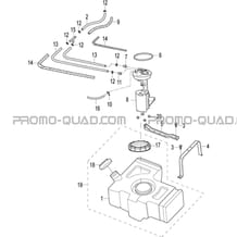 RESERVOIR A CARBURANT pour Toutes les cylindrées Toutes les années X1000