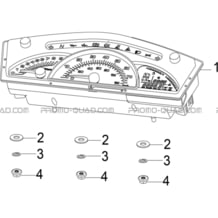 COMPTEUR pour Toutes les cylindrées Toutes les années X1000