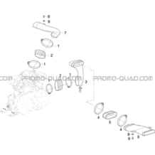 ADMISSION AIR VARIATEUR pour Toutes les cylindrées Toutes les années X1000