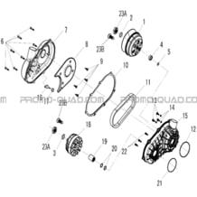 VARIATEUR pour Toutes les cylindrées Toutes les années X300