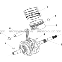 EMBIELLAGE   PISTON pour Toutes les cylindrées Toutes les années X300