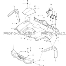 CARROSSERIE AVANT   DECORATION pour Masai Toutes les cylindrées Toutes les années X300