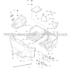 CARROSSERIE CENTRALE pour Masai Toutes les cylindrées Toutes les années X300