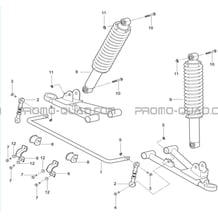 SUSPENSION AVANT pour Toutes les cylindrées Toutes les années X300