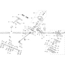 COLONNE DE DIRECTION pour Toutes les cylindrées Toutes les années X300