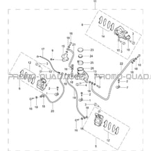 SYSTEME DE FREINAGE pour Masai Toutes les cylindrées Toutes les années X300