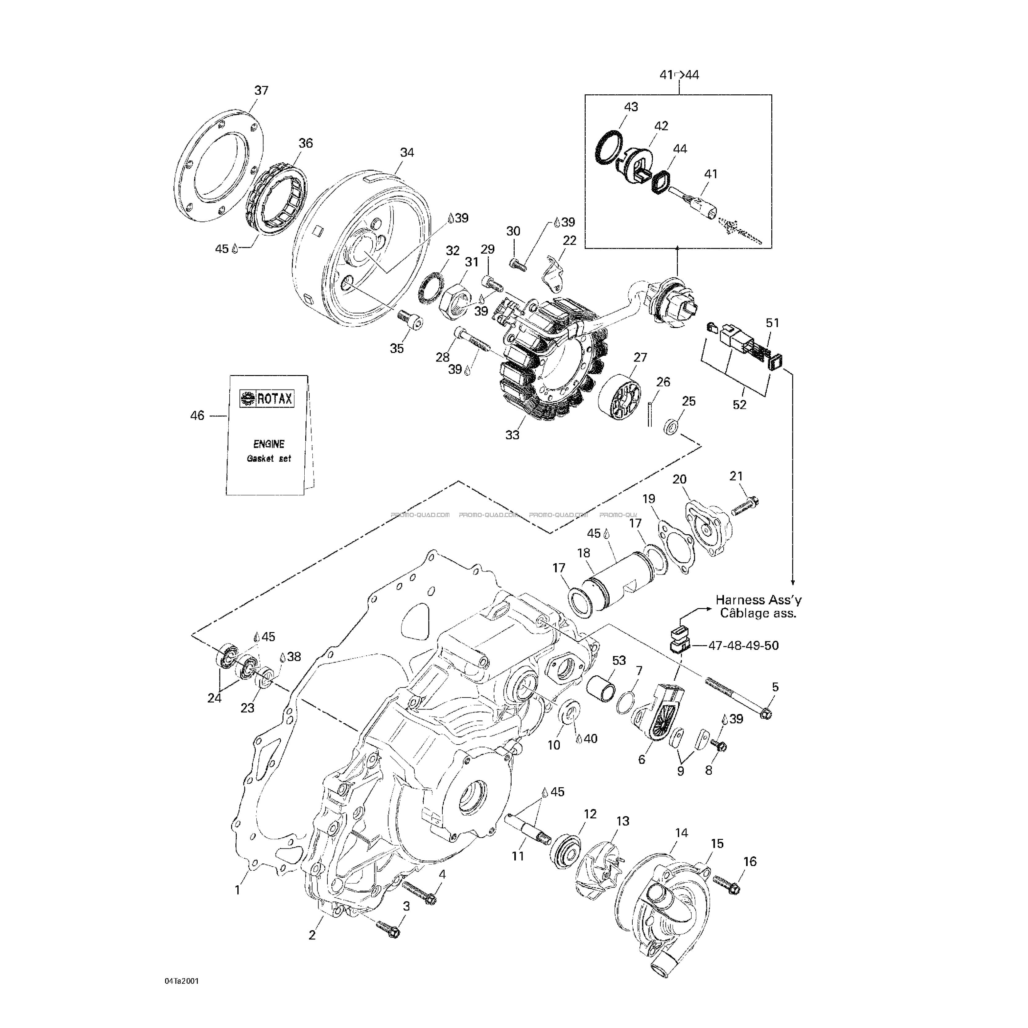Système Allumage  Can-am  1999 Toutes les cylindrées  Original parts OEMSystème Allumage  Can-am  1999 Toutes les cylindrées  Original parts OEM