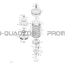 Embrayage pour Can-am Toutes les cylindrées 1999 Traxter