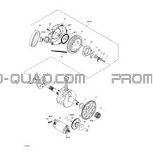 Démarreur À Rappel pour Can-am Toutes les cylindrées 2001 Traxter Footshift