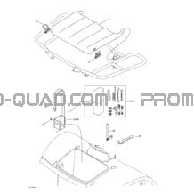 Compartiment Avant pour Can-am Toutes les cylindrées 2001 Traxter Footshift