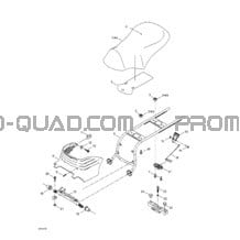 Siège pour Can-am Toutes les cylindrées 2001 Traxter Footshift