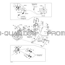 Batterie Et Accessoires Électriques pour Can-am Toutes les cylindrées 2001 Traxter Footshift