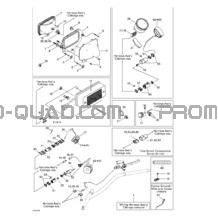 Câblage Principal Et Accessoires Électriques pour Can-am Toutes les cylindrées 2001 Traxter Footshift