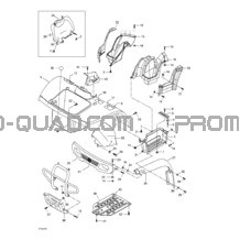 Carrosserie Et Accessoires pour Can-am Toutes les cylindrées 2001 Traxter XL
