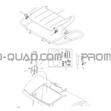 Compartiment Avant pour Can-am Toutes les cylindrées 2001 Traxter XL