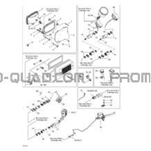 Câblage Principal Et Accessoires Électriques pour Can-am Toutes les cylindrées 2001 Traxter XL