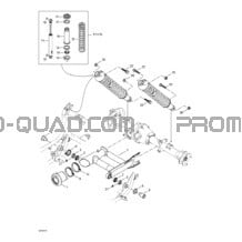 Suspension Arrière pour Can-am Toutes les cylindrées 2001 Traxter XT