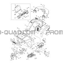 Carrosserie Et Accessoires pour Can-am Toutes les cylindrées 2001 Traxter