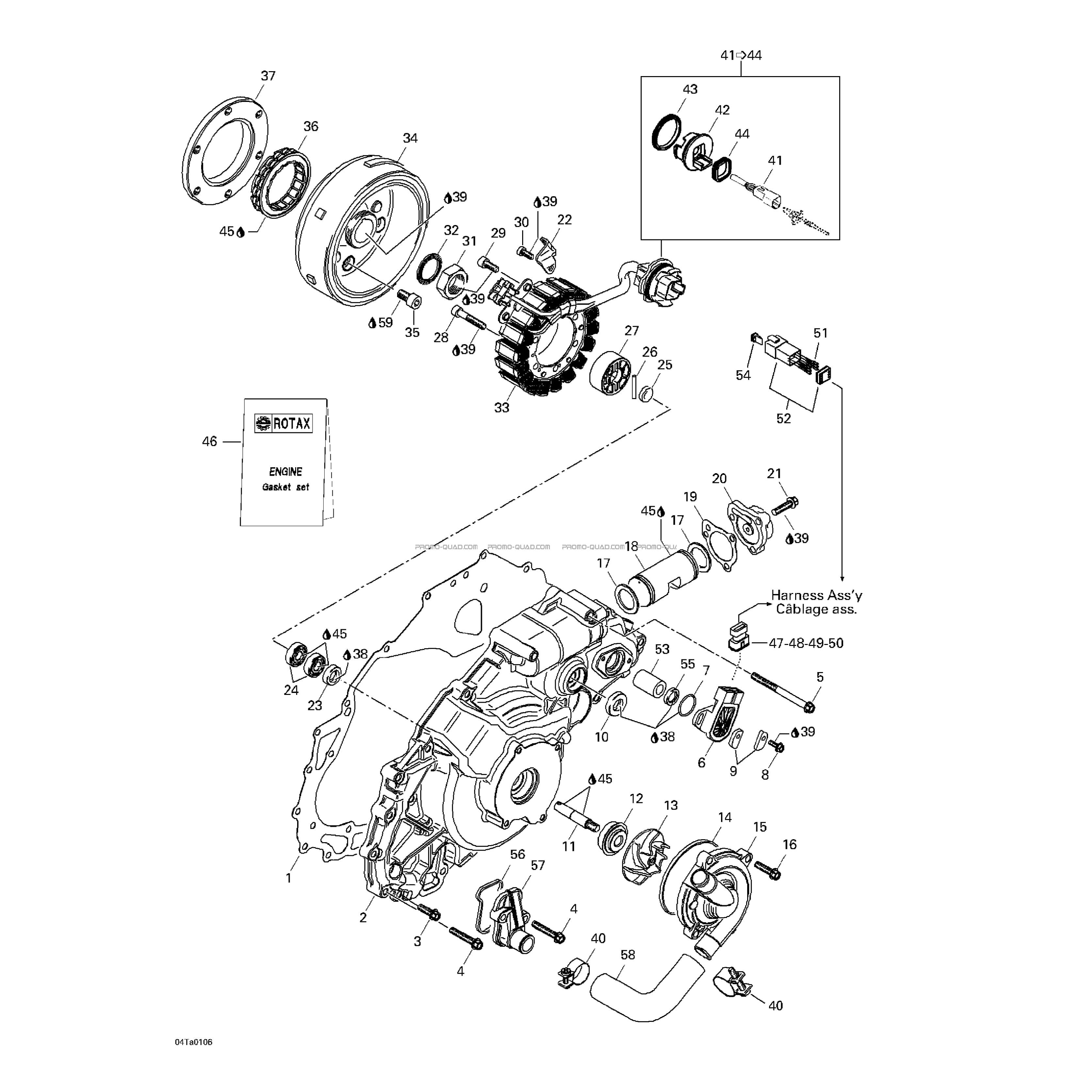 Système Allumage  Can-am  2001 Toutes les cylindrées  Original parts OEMSystème Allumage  Can-am  2001 Toutes les cylindrées  Original parts OEM