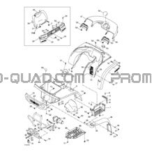 Carrosserie Et Accessoires pour Can-am Toutes les cylindrées 2001 Traxter