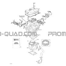 Cylindre pour Can-am Toutes les cylindrées 2002 DS 650 Baja