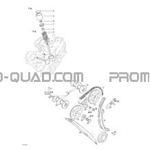 Valve 2 pour Can-am Toutes les cylindrées 2002 DS 650 Baja