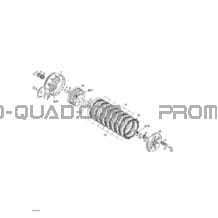 Embrayage pour Can-am Toutes les cylindrées 2002 DS 650 Baja